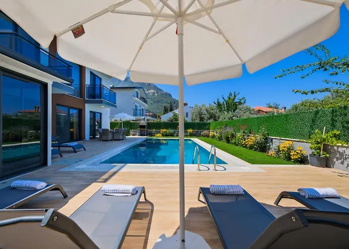 Vila Lotus/ Oeluedeniz Isitmali Kapali Havuzlu Fethiye